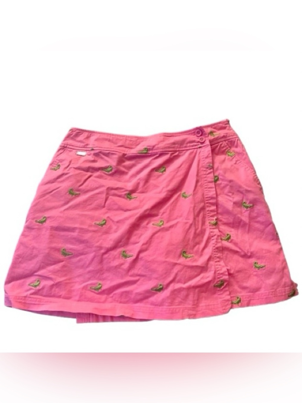 Lilly Pulitzer Pink Alligator Skort